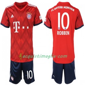 Divisa di Calcio Bayern Monaco Robben 10 Bambino Prima 2018/2019
